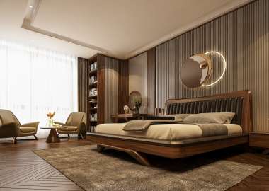 Thiết kế nội thất phòng ngủ Master 